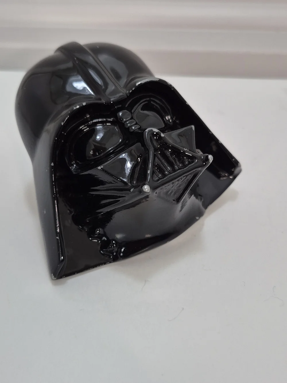 Glossy Black Helmet Belt Buckle